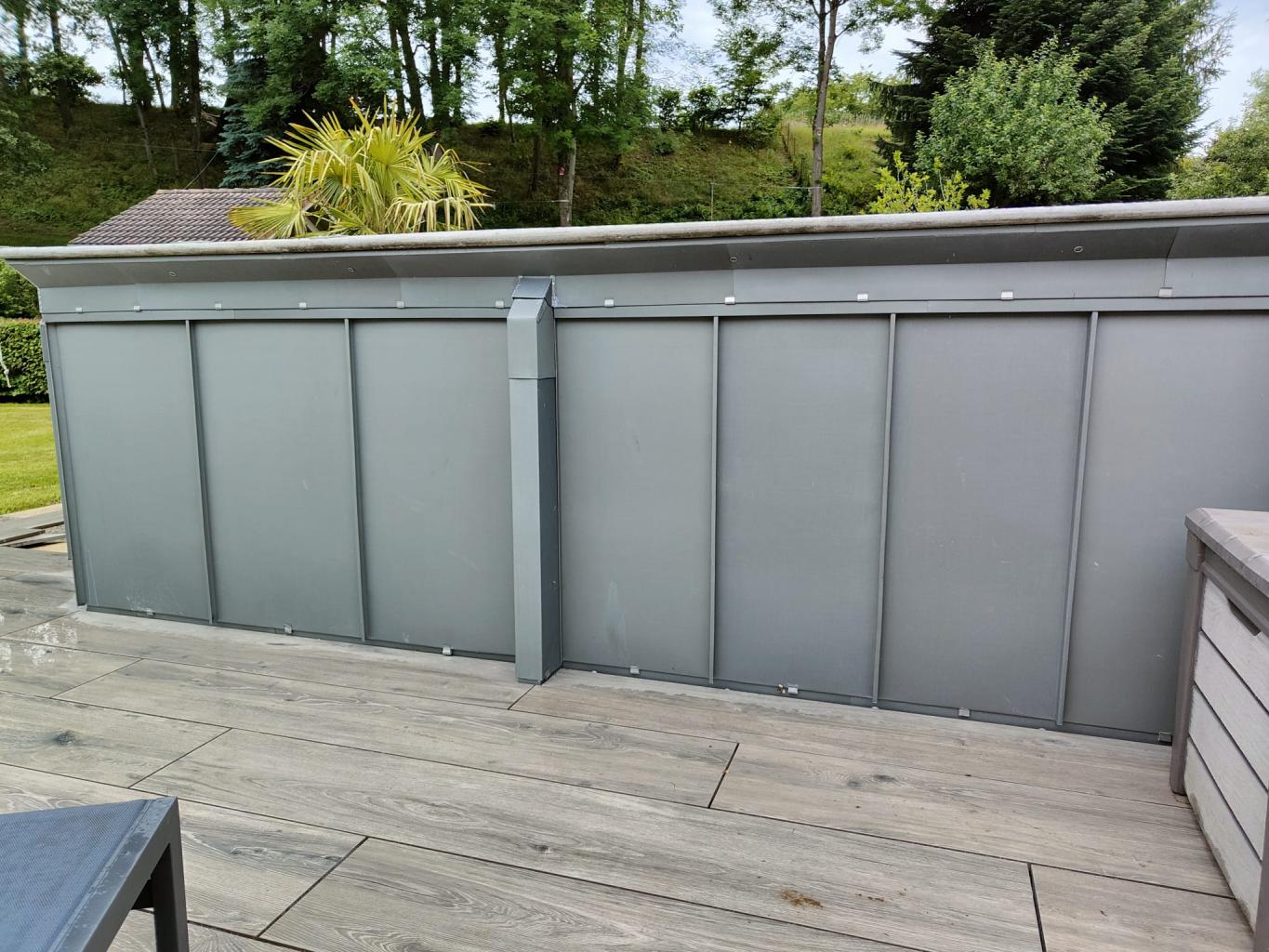 Aménagements extérieurs et piscine hors sol